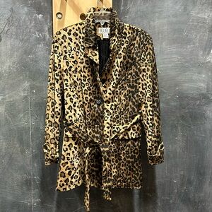 Leopard print jacket